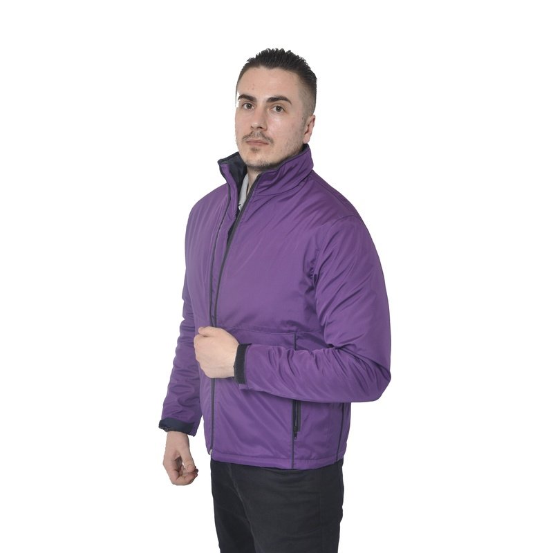 Comfortable jacket in purple