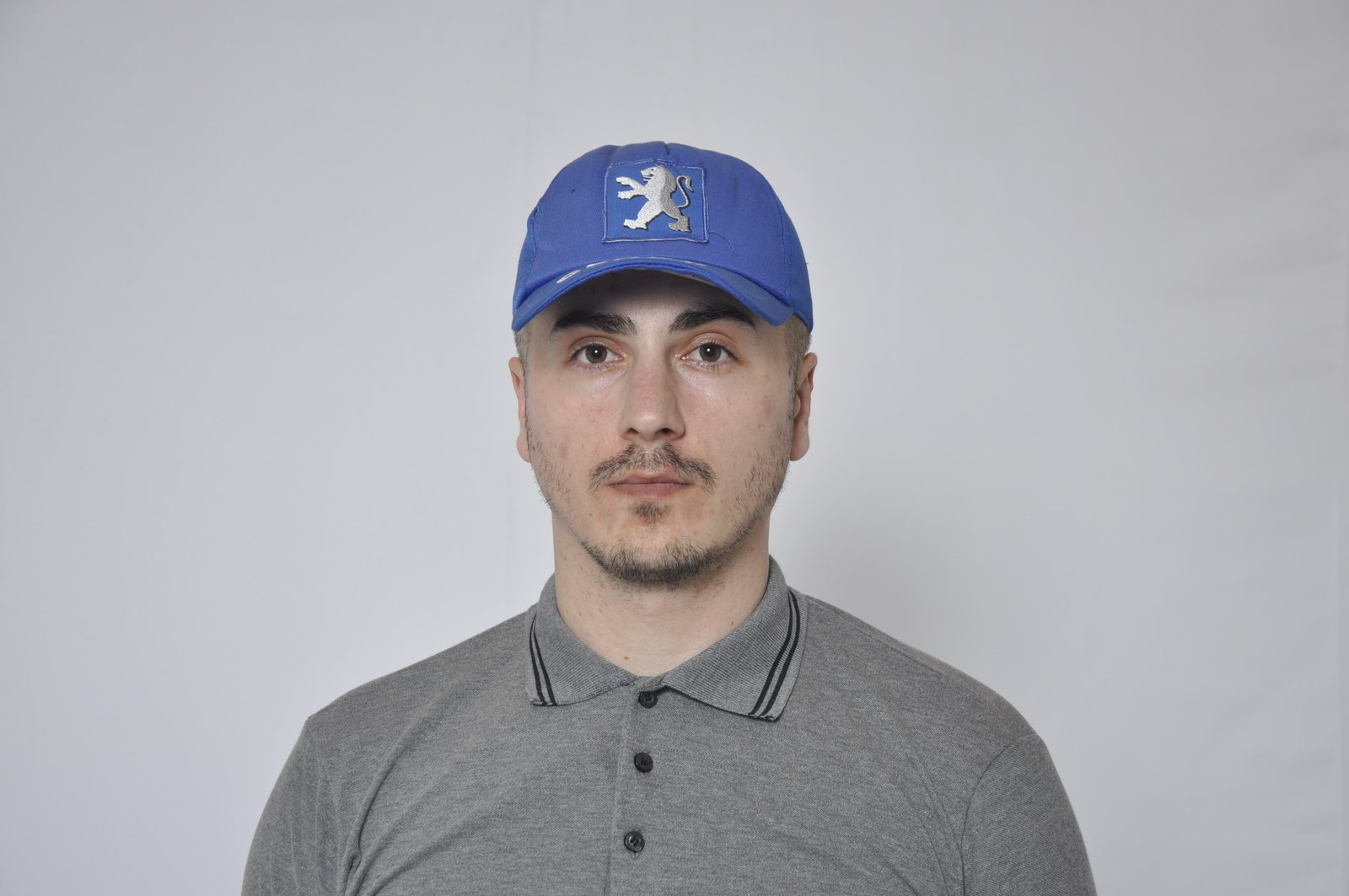 Blue hat