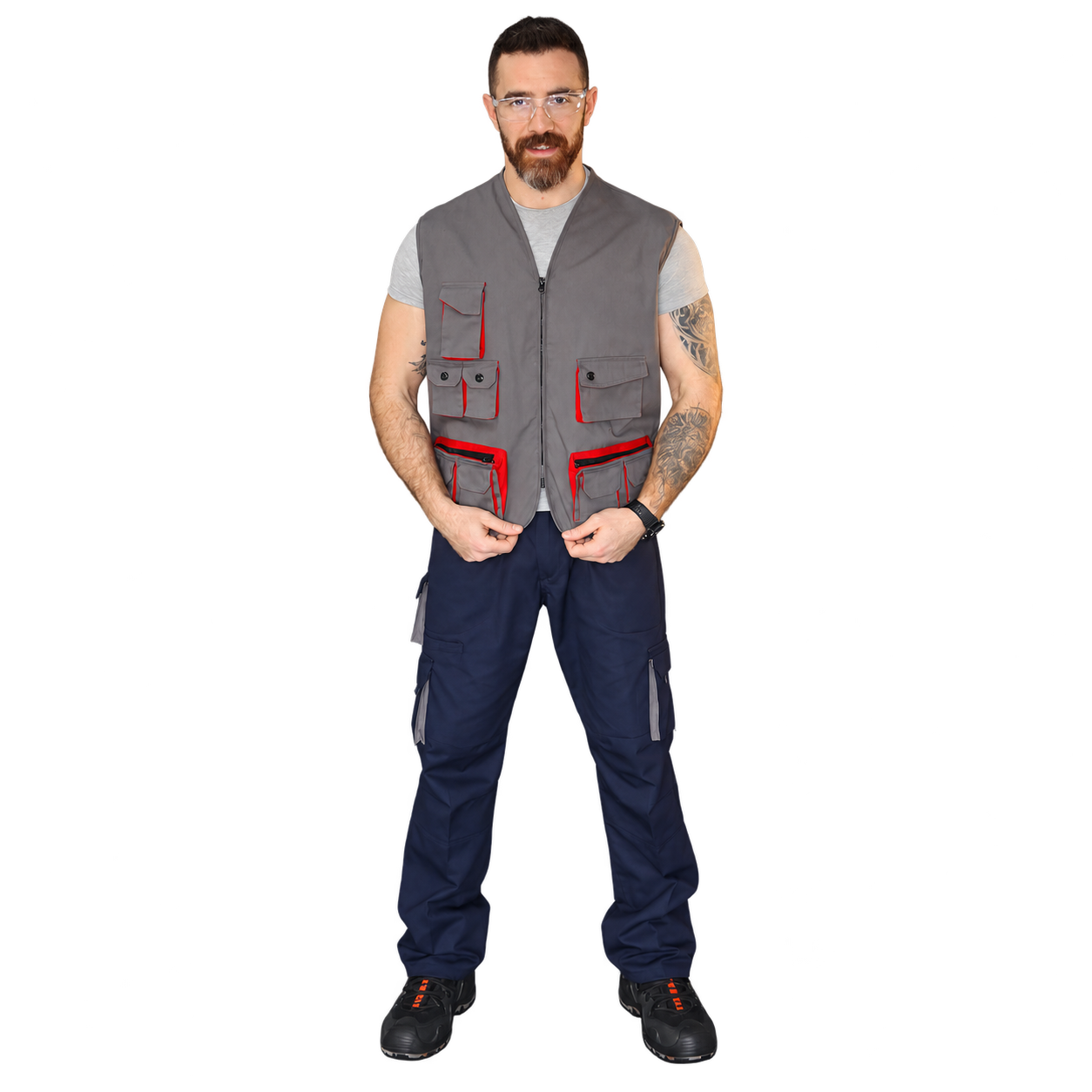 Multi pocket vest