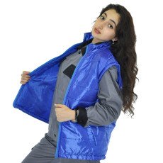 blue work vest