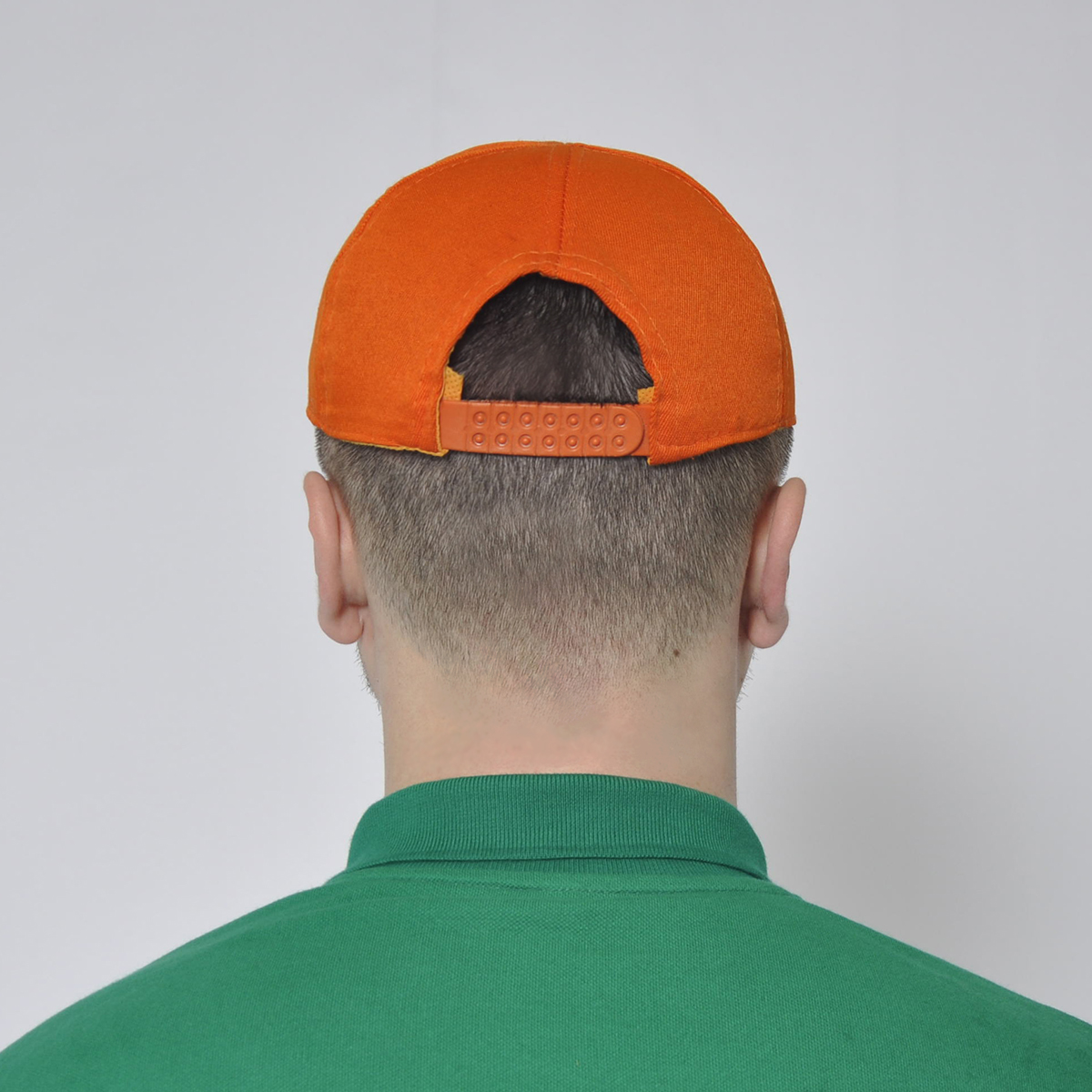 Orange cotton hat