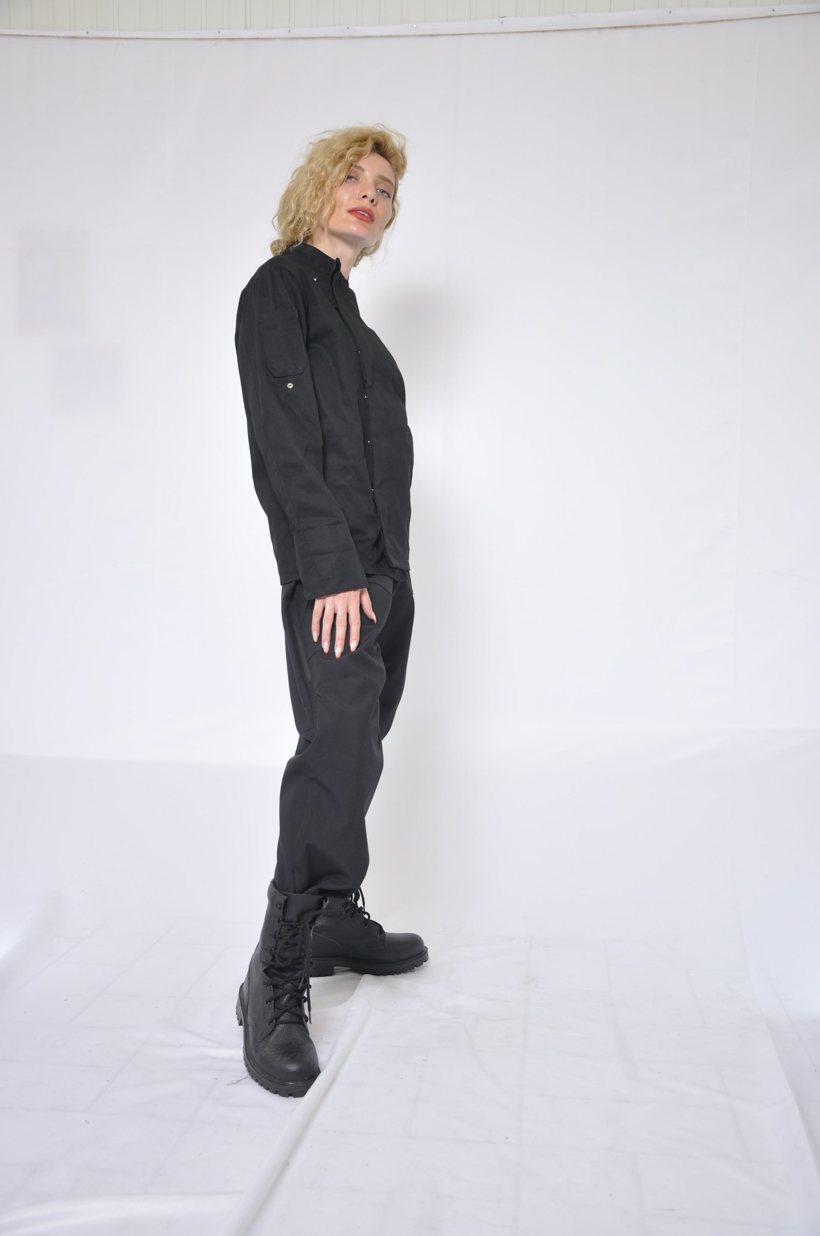 black chef uniform