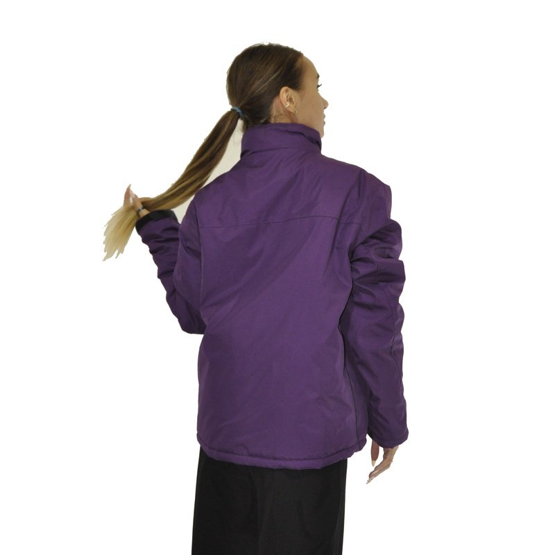 Comfortable jacket in purple