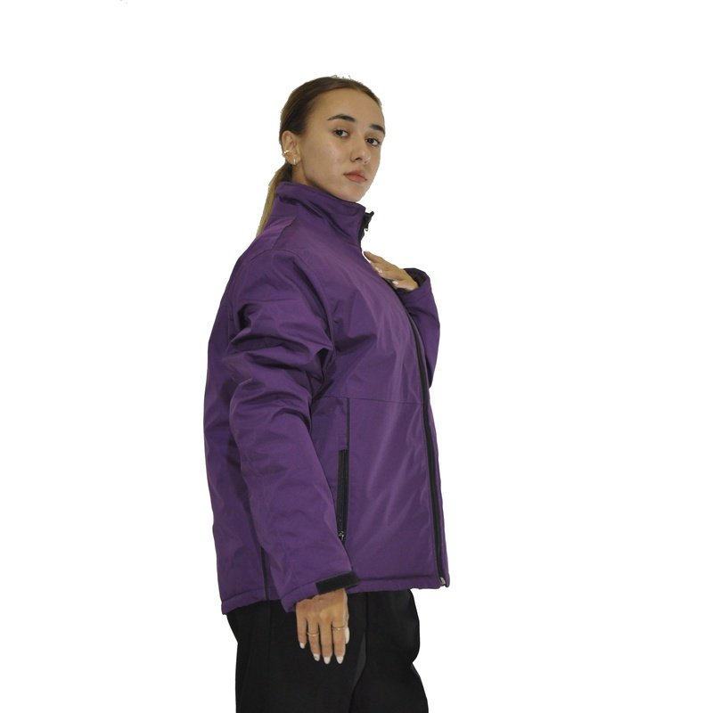 Comfortable jacket in purple