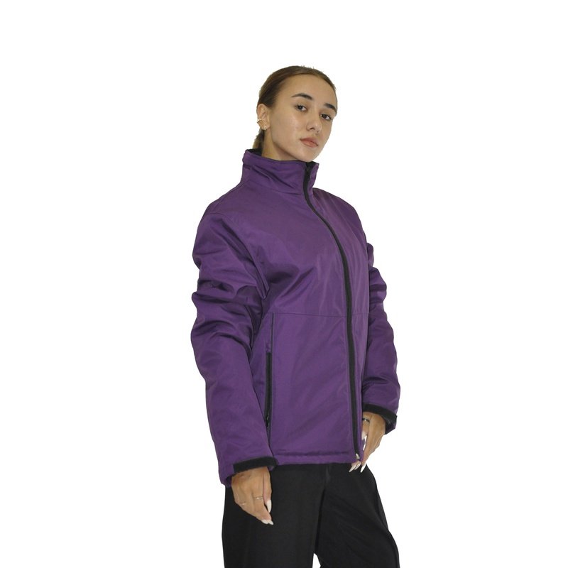 Comfortable jacket in purple