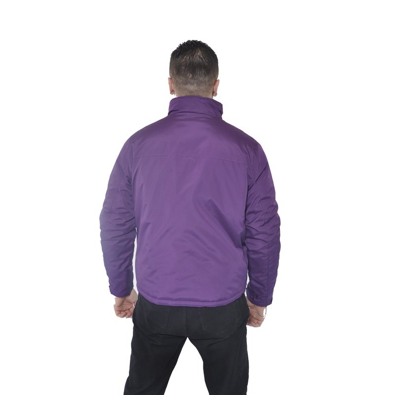 Comfortable jacket in purple