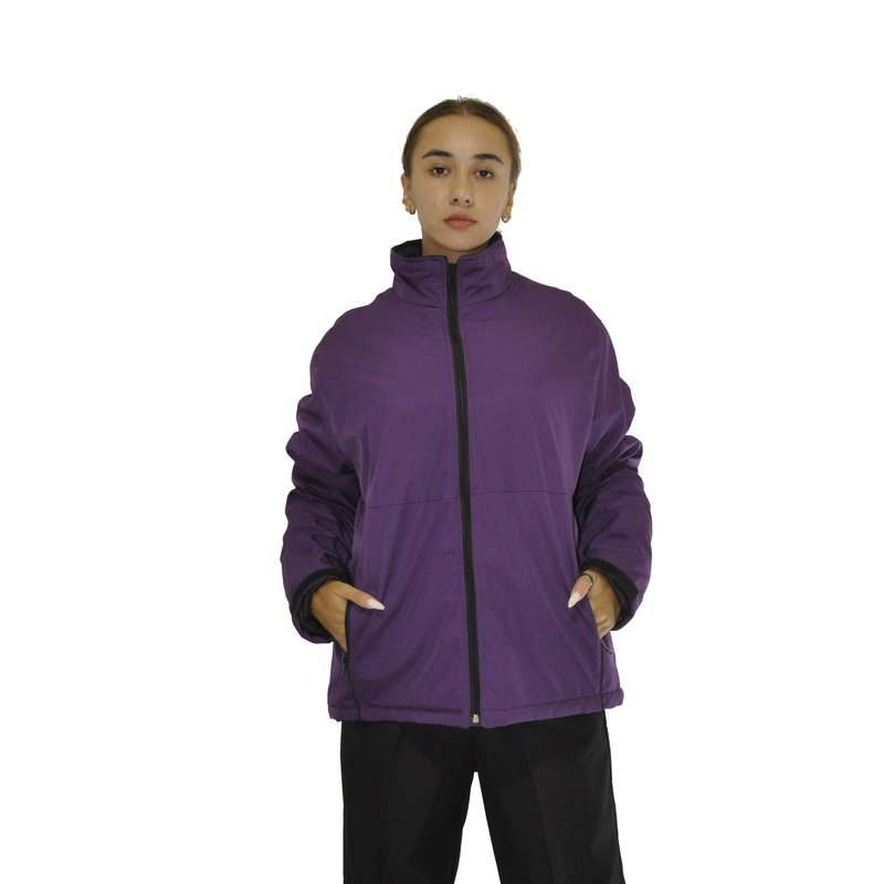 Comfortable jacket in purple